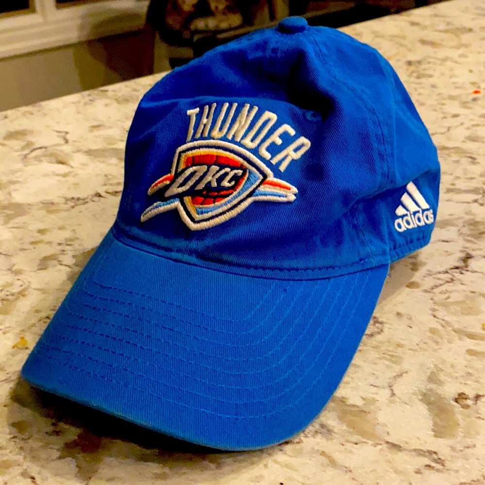 Oklahoma City Thunder hat. Blue. One size fits all.